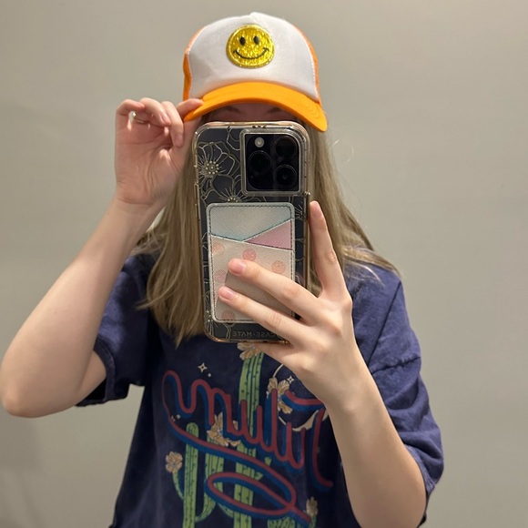 Smiley Face Baseball Cap - Picture 3 of 3